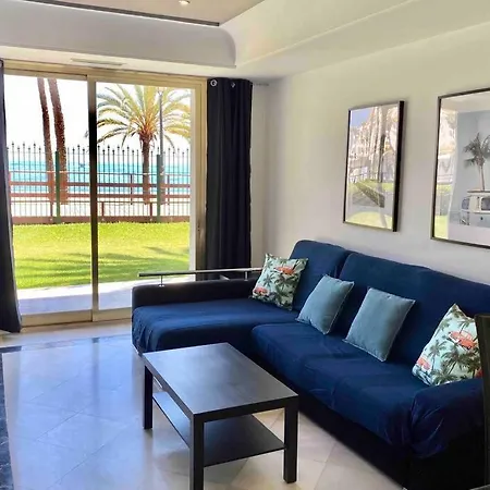 Apartment Frontline Sea In The Center Of Puerto Banus.2bedrooms -garden *