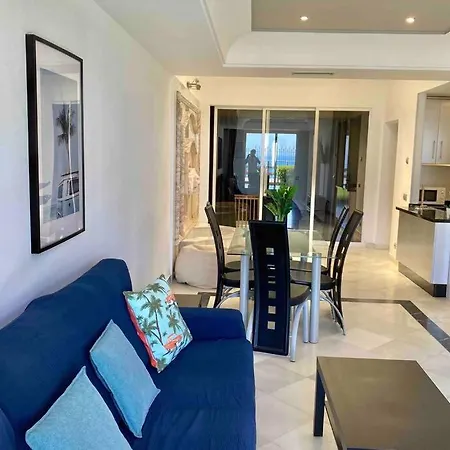 Apartment Frontline Sea In The Center Of Puerto Banus.2bedrooms -garden *